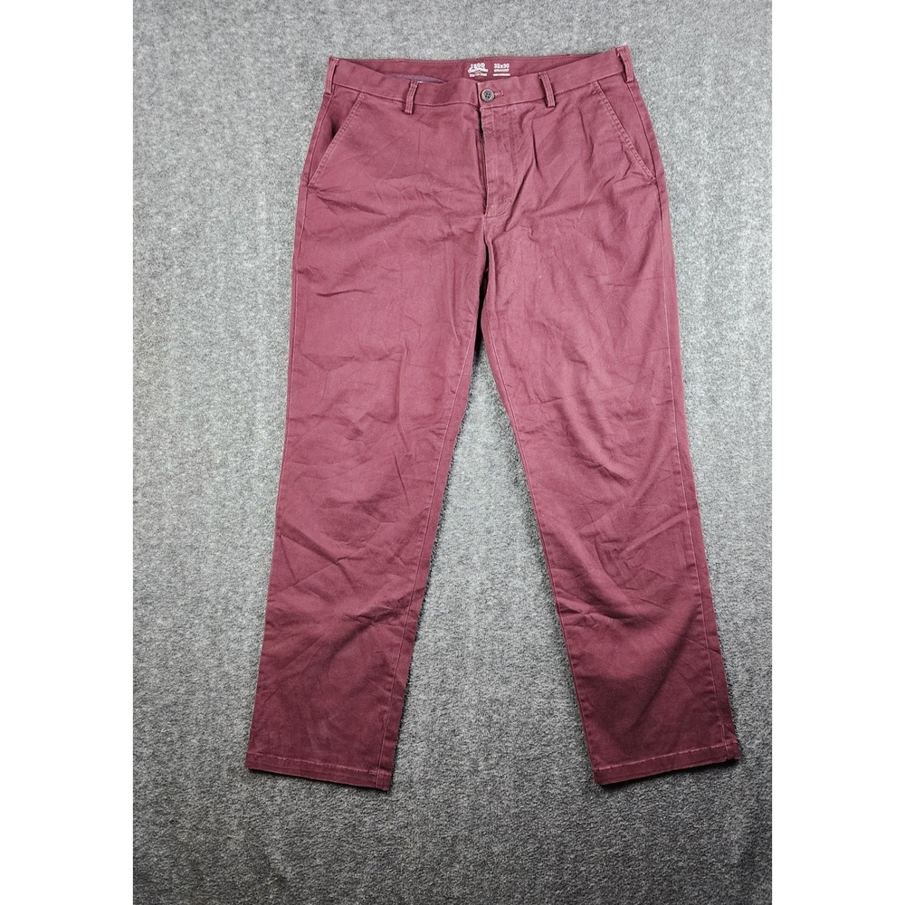 Izod Men's Burgundy Chinos